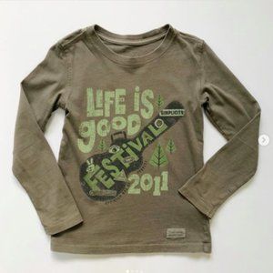 Life is Good Festival Shirt  2T-3T